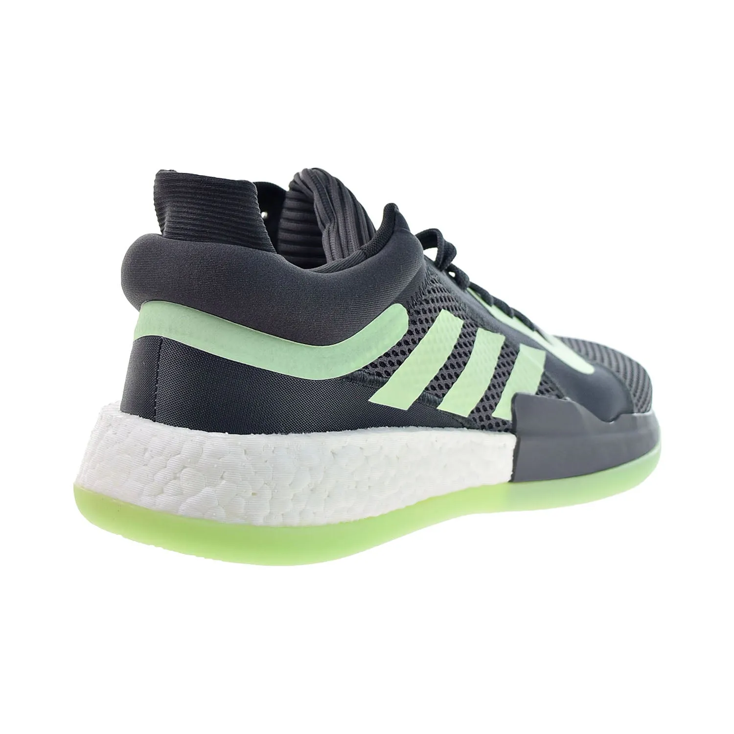 Adidas Marquee Boost Low Men's Basketball Shoes Carbon-Glow Green-Grey Five