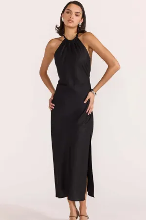 Amana Halter Bias Dress