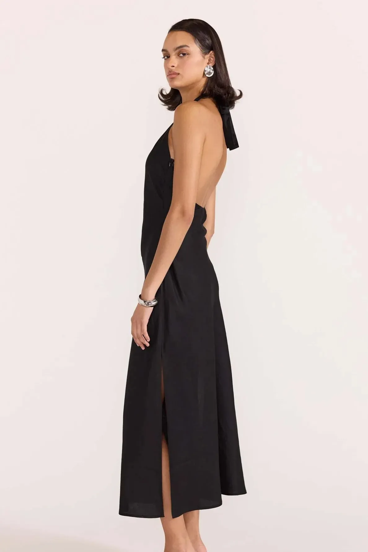 Amana Halter Bias Dress