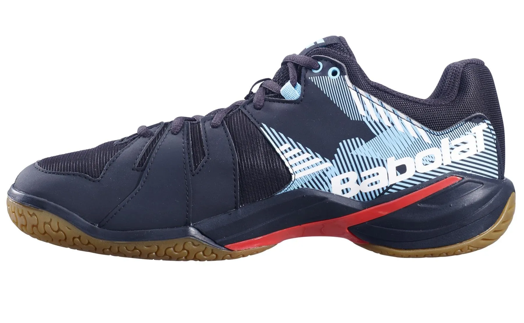 Babolat Shadow Spirit Mens Badminton Shoes - Black / Tomato Red
