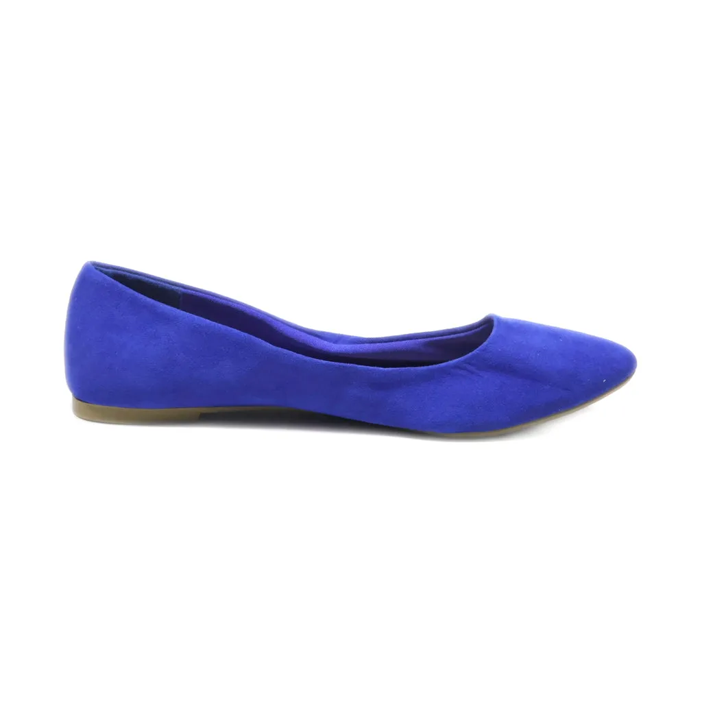Christian Siriano Ballerinas Suede Blue Colour For Women