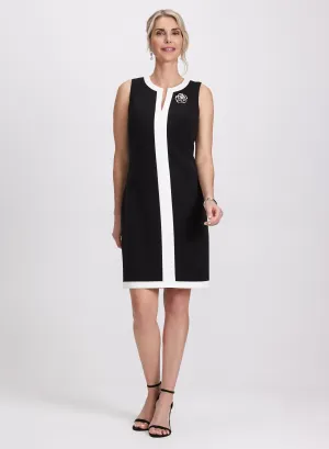 Contrast Trim Dress