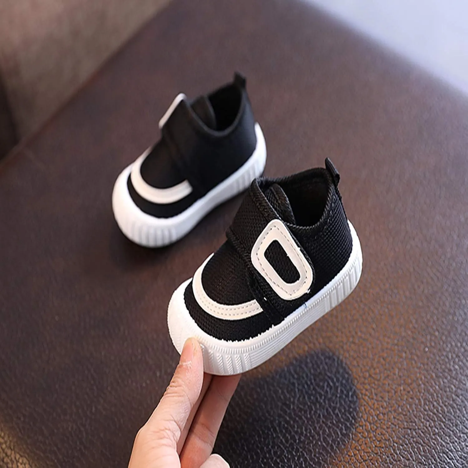 Girls Sneakers 3-24 Months Newborn Baby Boys Girls First Walking Sneaker Mesh Breathable Flying Woven Kids Shoes
