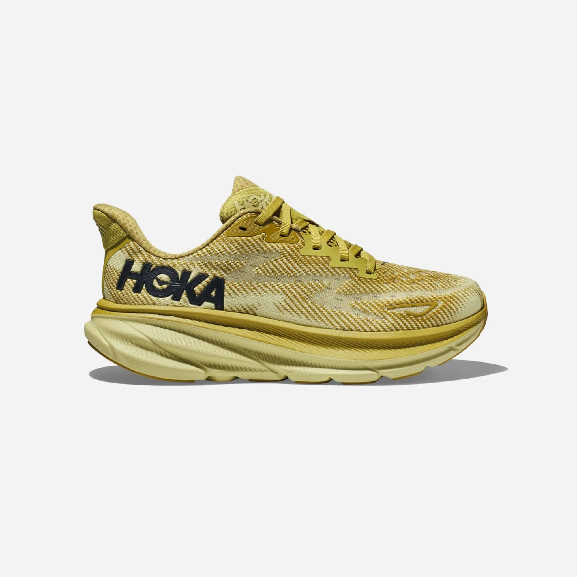 Hoka Clifton 9 golden lichen celery root WMNS