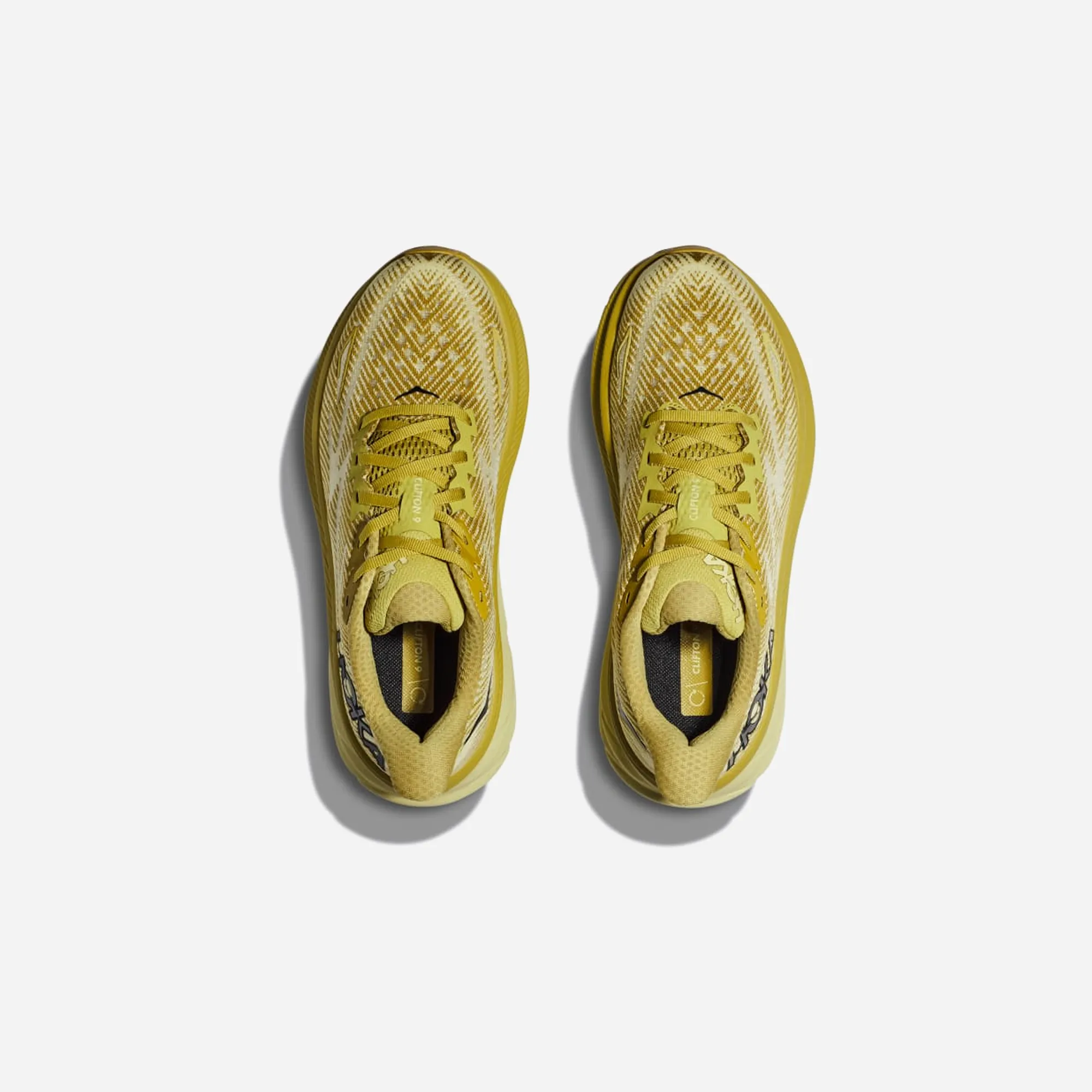 Hoka Clifton 9 golden lichen celery root WMNS
