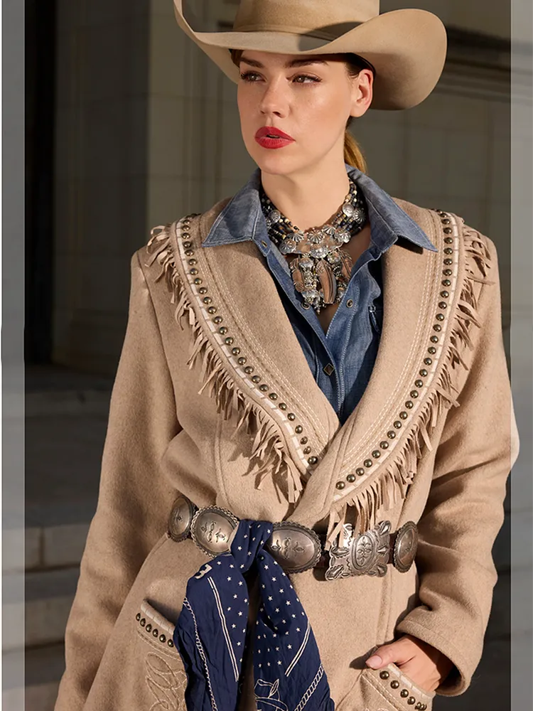 Last Stage to Salt Flats Coat by Double D Ranchwear