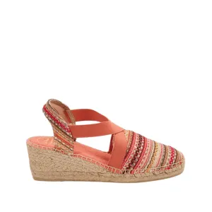 Multicolored Wedge Espadrille for Women - Terra-RK