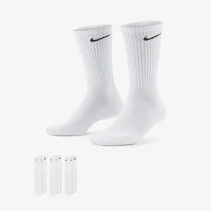 NIKE | EVERYDAY CUSHIONED TRAINING CREW SOCKS { WHITE/BLACK