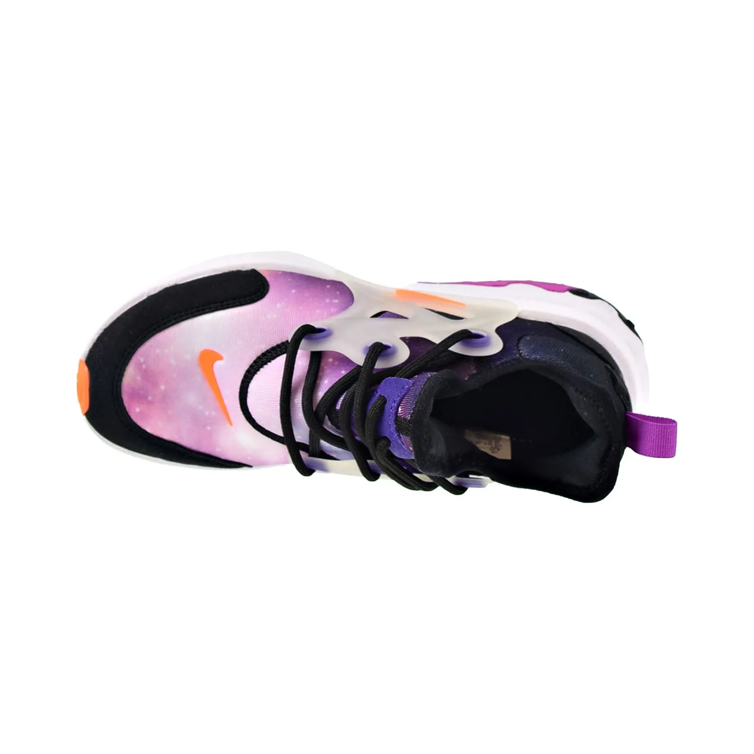 Nike React Presto Print Big Kids' Shoes Black-Total Orange