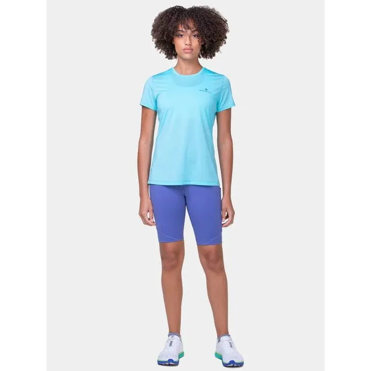 Ronhill Womens Tech Stretch Short Periwinkle/Aquamint