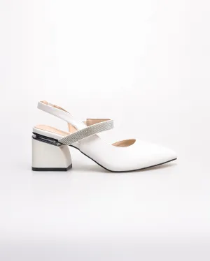 Tomaz NN470 Ladies Glittery Block Heels