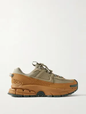Zoom Vomero Roam leather and suede-trimmed rubber and ripstop sneakers